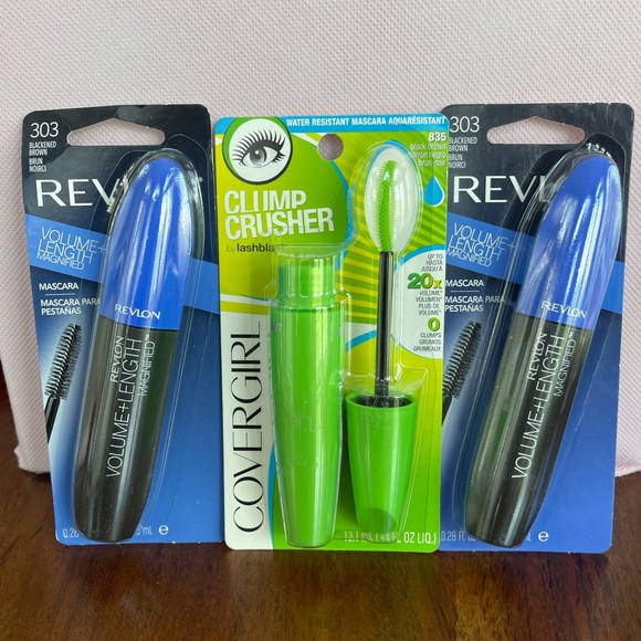 COVERGIRL Other - 3 Sealed Packages of Mascara - 2 Revlon and 1 Covergirl